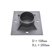 Оголовок для винтовых свай 108х200мм